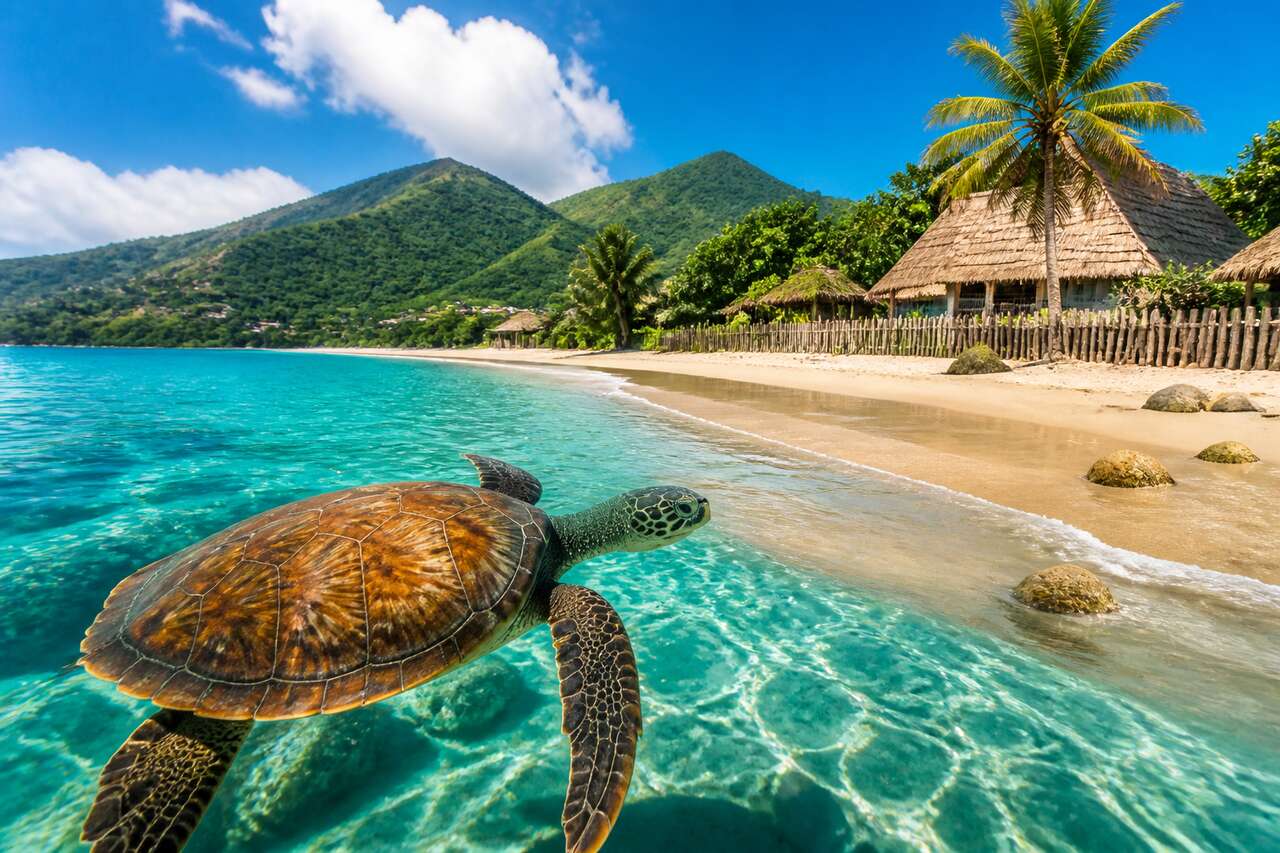 Grande Anse et ses tortues : visite de la savane des esclaves en Martinique