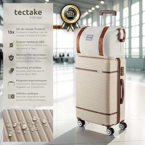 Découvrez notre test détaillé du set de valises tectake : qualité, design et praticité pour des voyages réussis. Comparaison, avantages et conseils d'achat inclus.
