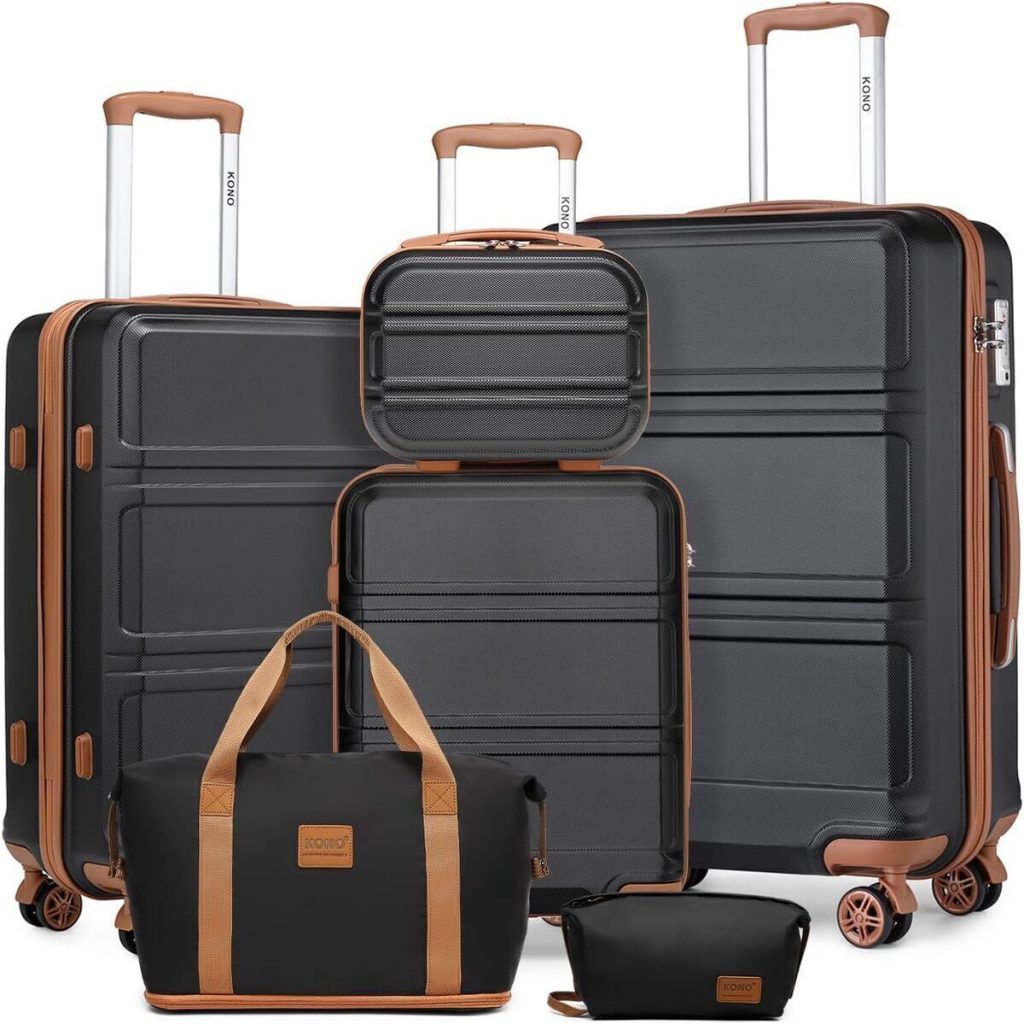 Test : ensemble de valises Kono 6 pièces roues pivotantes