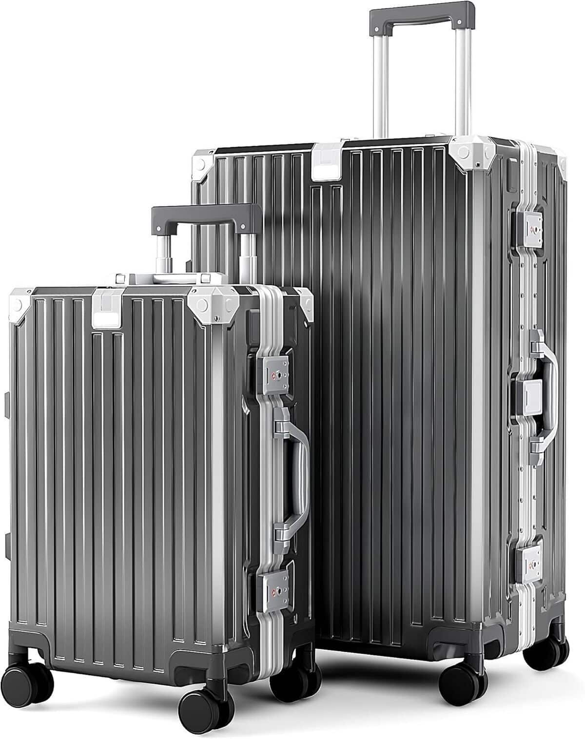 Test : valises ALPHA CAMP 2pcs, serrure TSA et cadre en aluminium