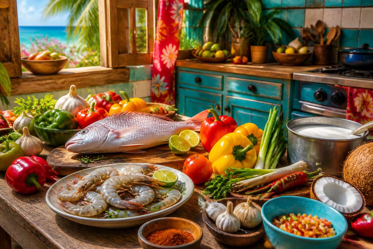 Colombo de poisson et crevettes : une explosion de saveurs