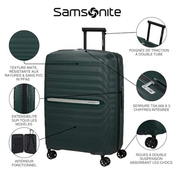 Découvrez notre test détaillé de la valise Samsonite Neo Flux Spinner L 75 cm : caractéristiques, avantages et avis pour bien choisir votre bagage.