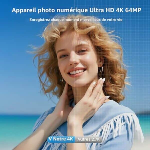 Découvrez notre test complet d'un appareil photo numérique 4K avec zoom 16X et WiFi pour créer des vlogs professionnels : caractéristiques, performances et avis détaillés. 