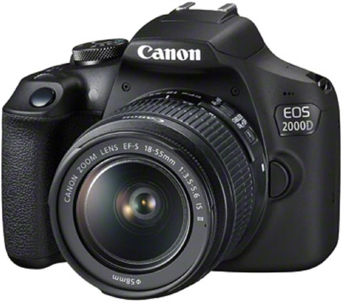 Test : canon eos 2000d avec objectif et batterie supplémentaire