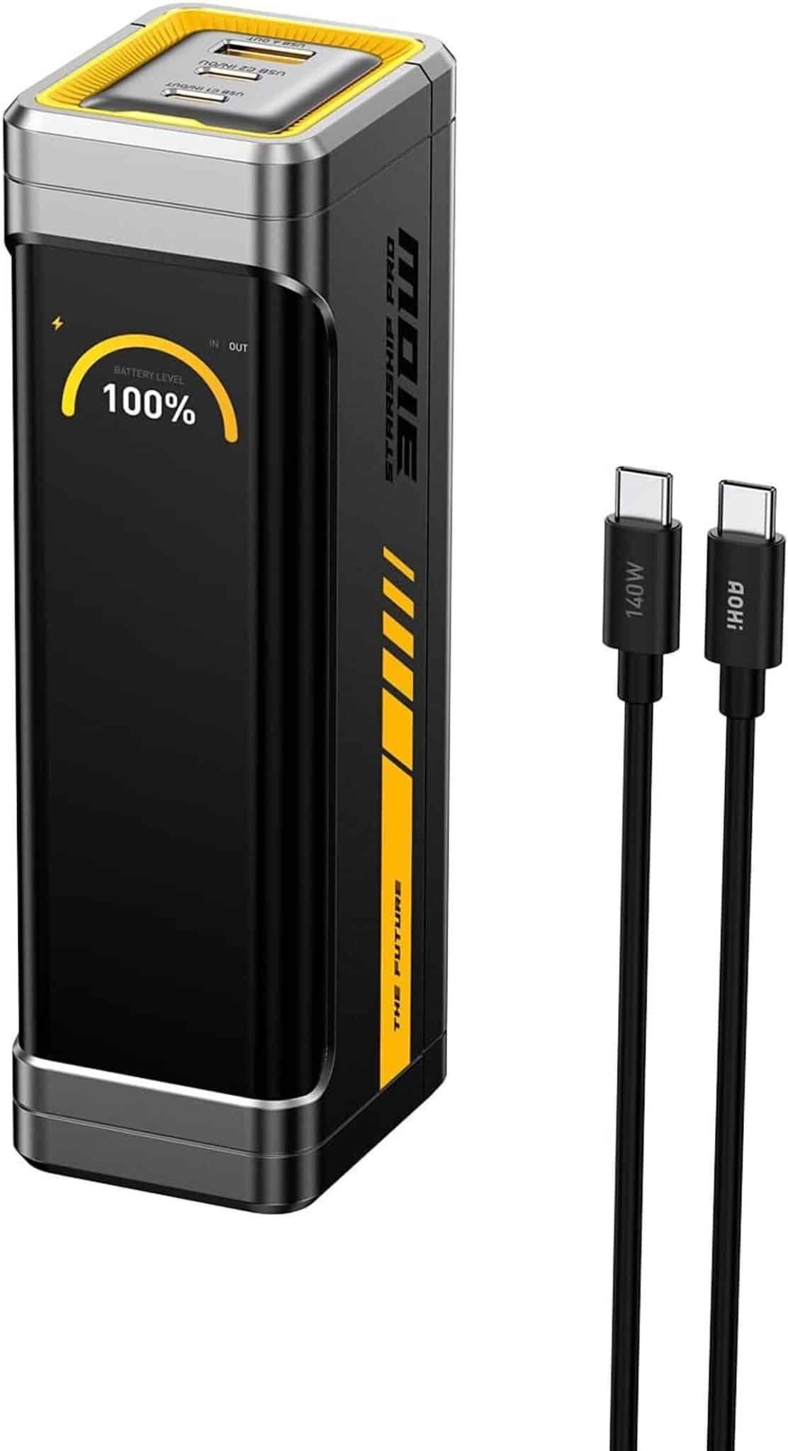 Test de la batterie externe AOHI 310W : performance et charge rapide