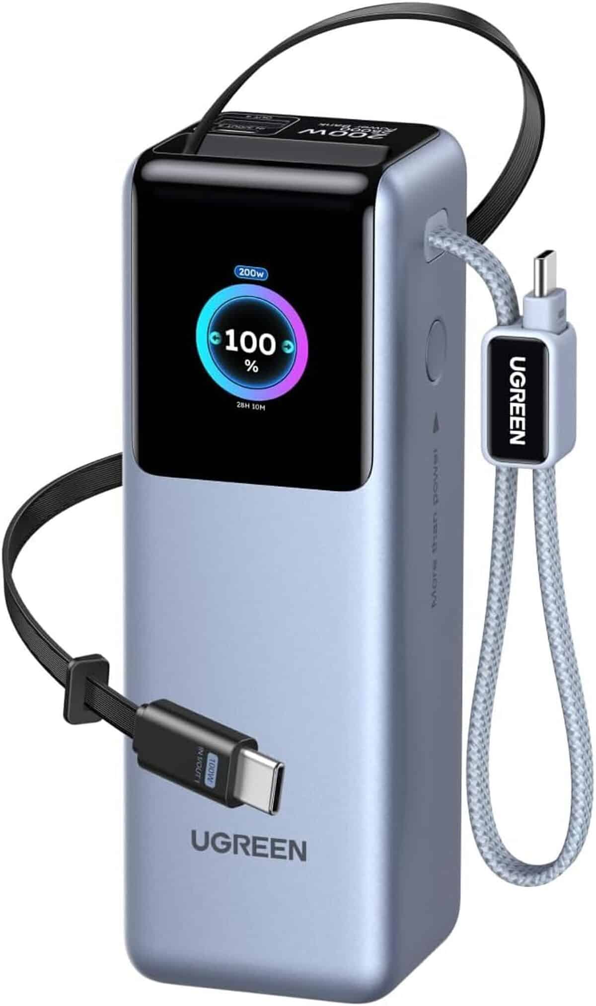 Test de la batterie externe Ugreen Nexode Pro 200W 25000mAh : puissance portable