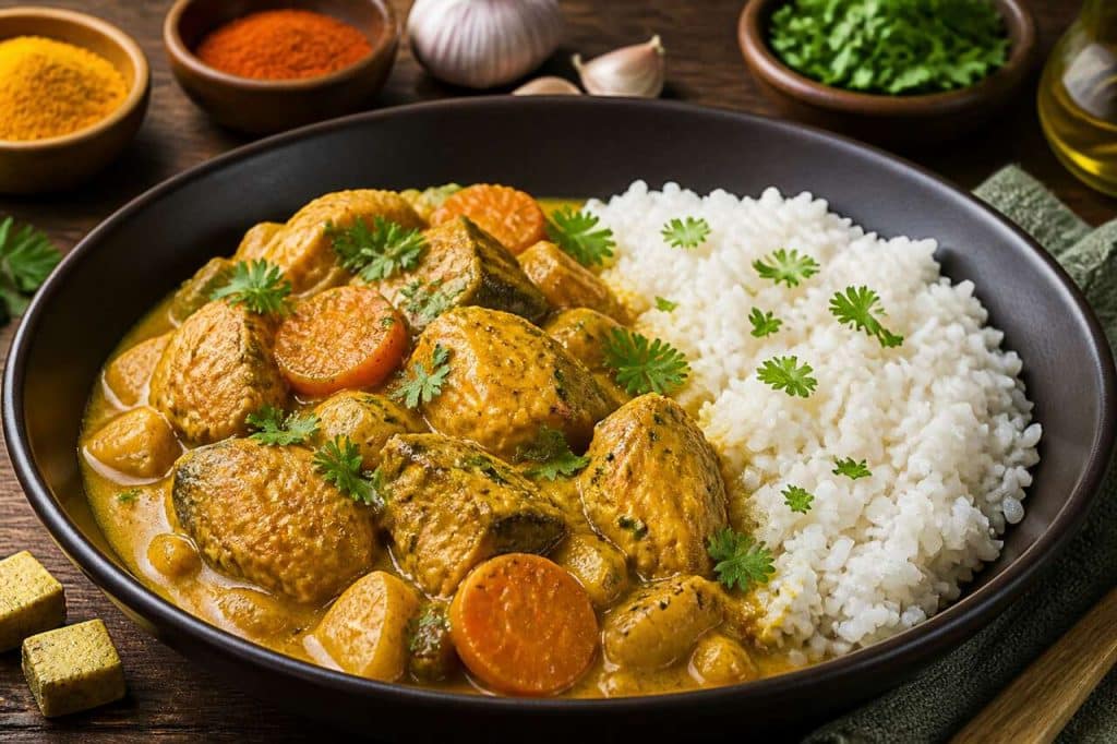 Recette du colombo de poisson antillais