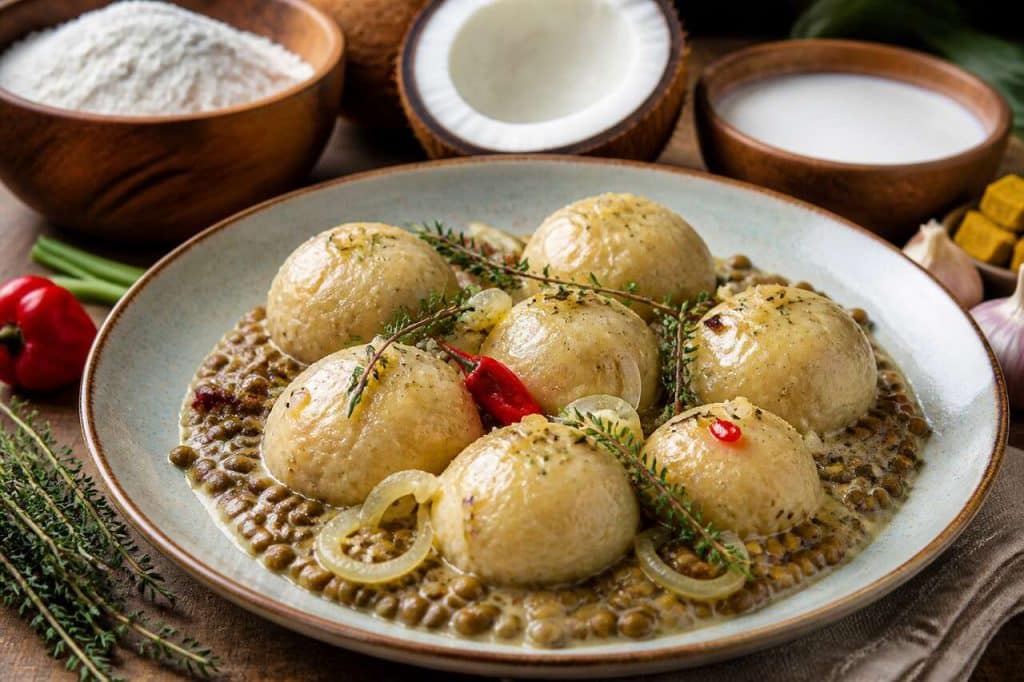 Recette des dombres aux lentilles à la martiniquaise