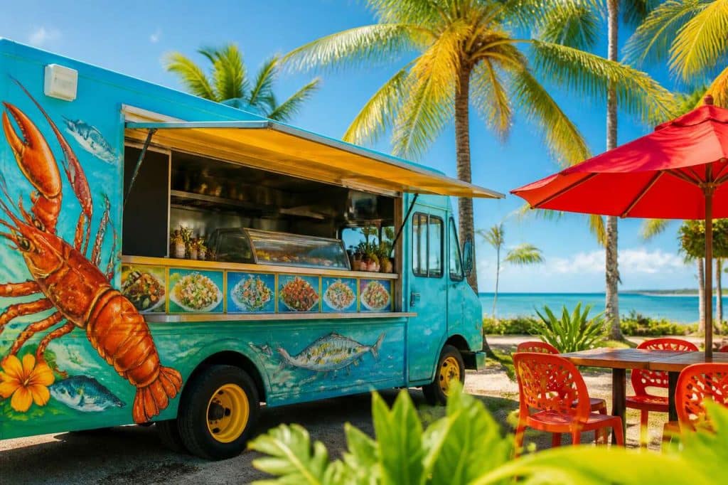 Les dents de la mer : food truck incontournable aux Abymes en Guadeloupe
