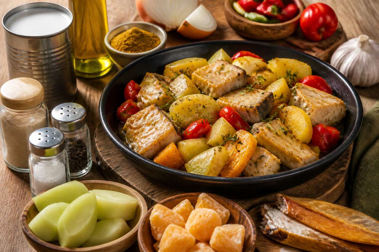 Recette de légumes fumés antillais