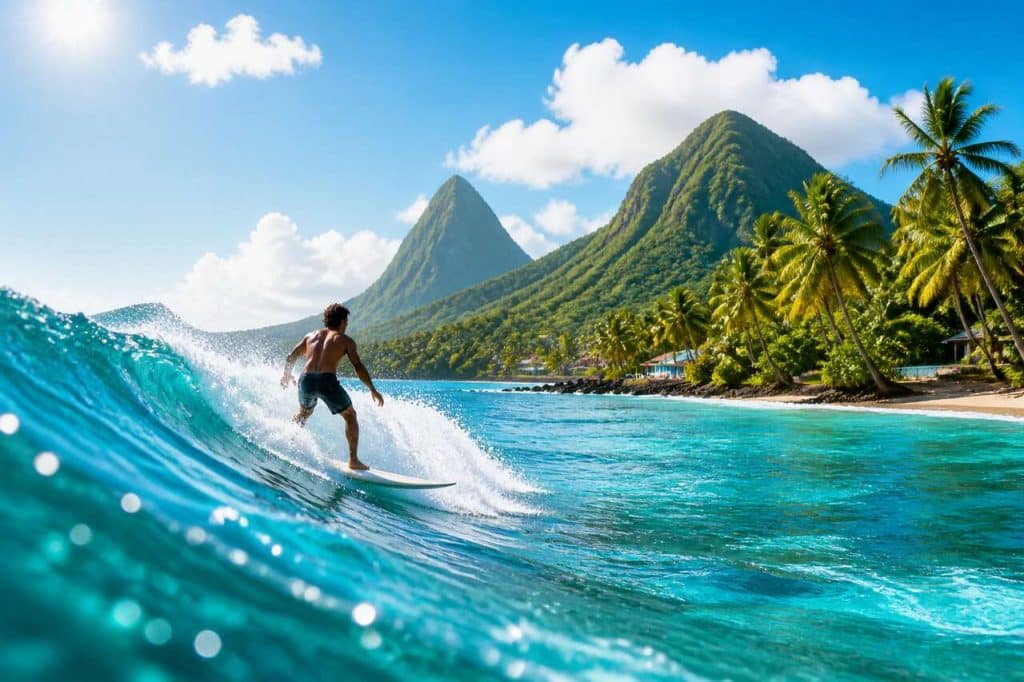 Fêter son anniversaire en surf en Martinique