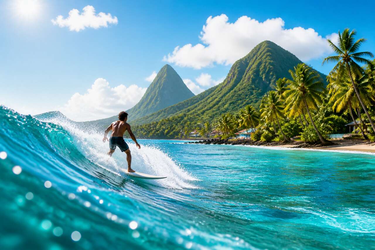 Fêter son anniversaire en surf en Martinique