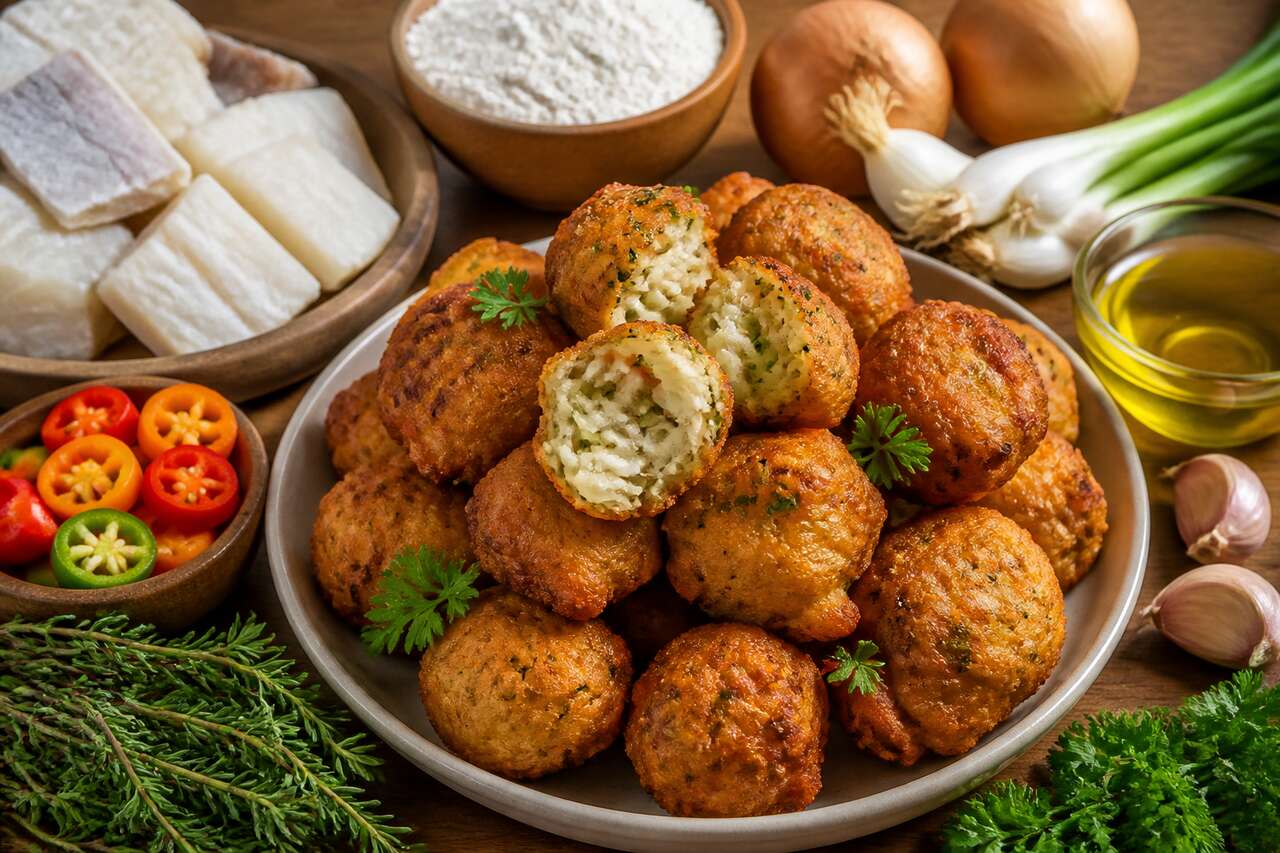 Recette des accras de morue croustillants et savoureux