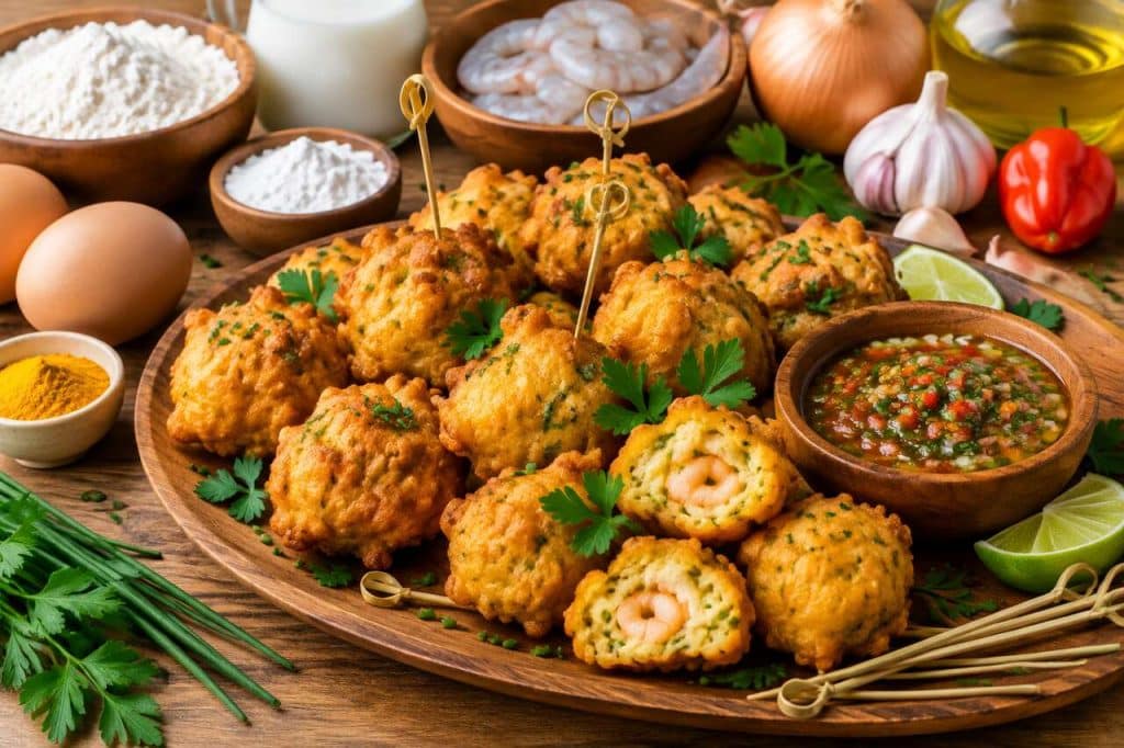 Recette des accras de crevettes croustillants et savoureux