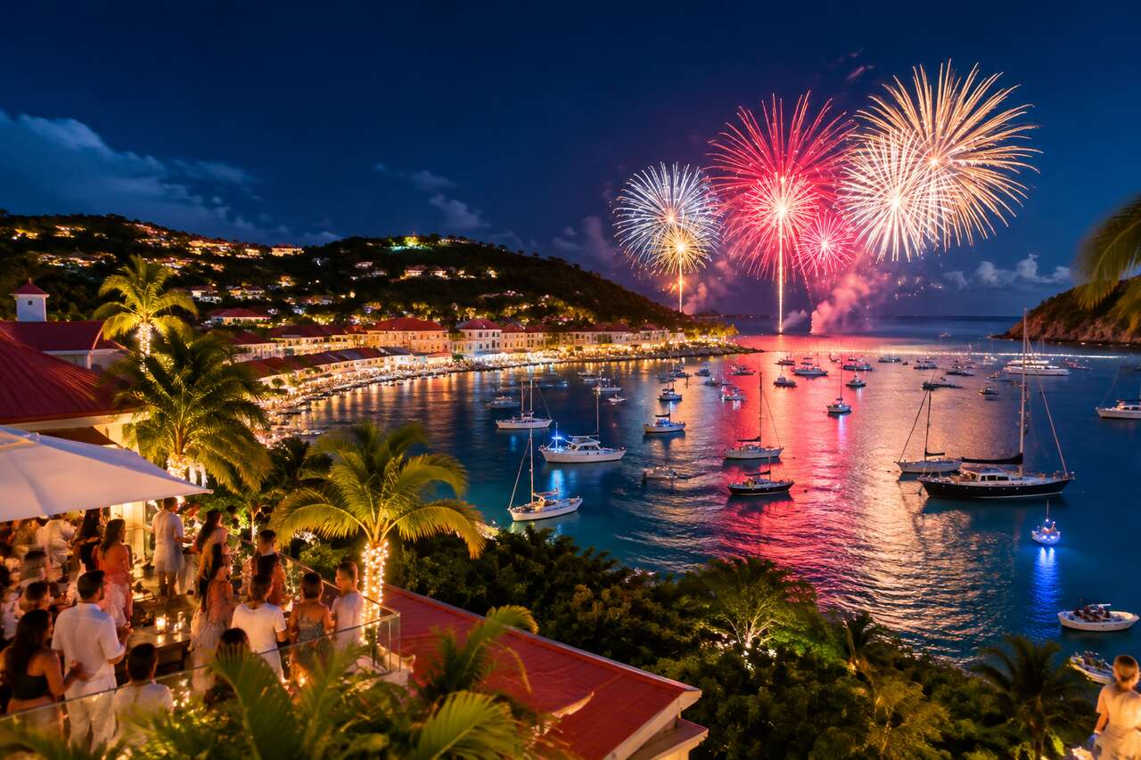 Réveillon du Nouvel An à Saint-Barth