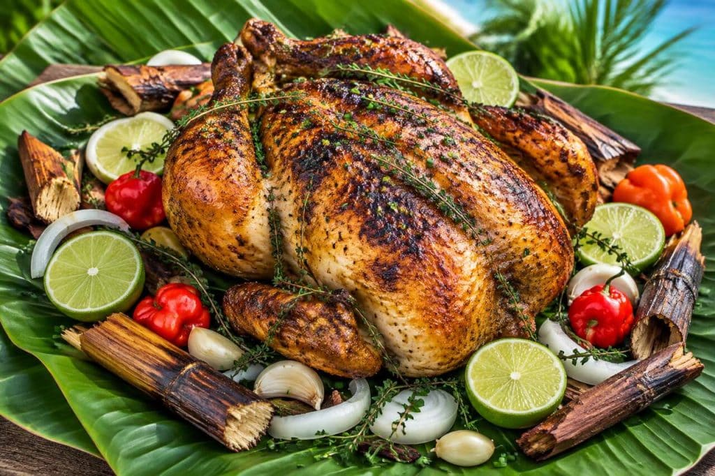 Recette du poulet boucané martiniquais