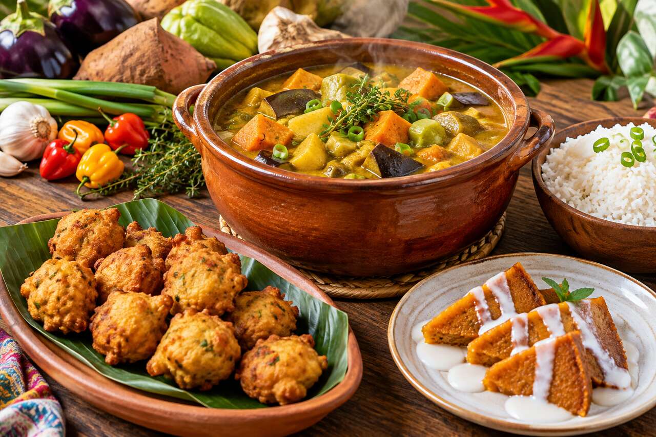 Menu végétarien antillais : des recettes savoureuses et colorées