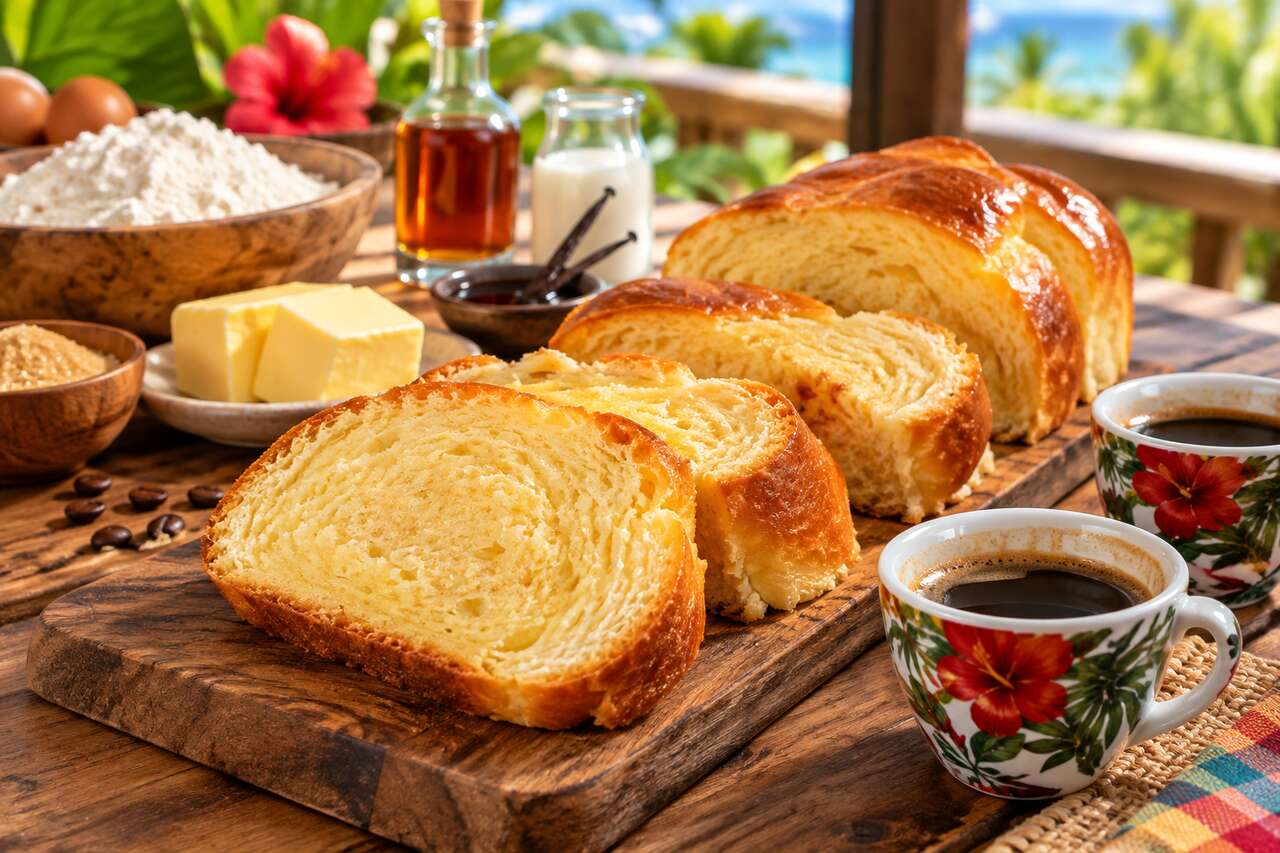 Recette du pain au beurre martiniquais