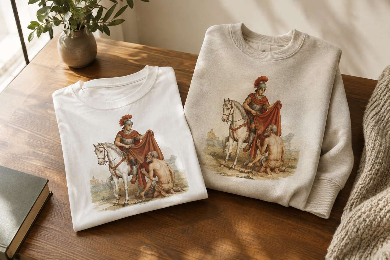 Vêtements à l'effigie de saint Martin