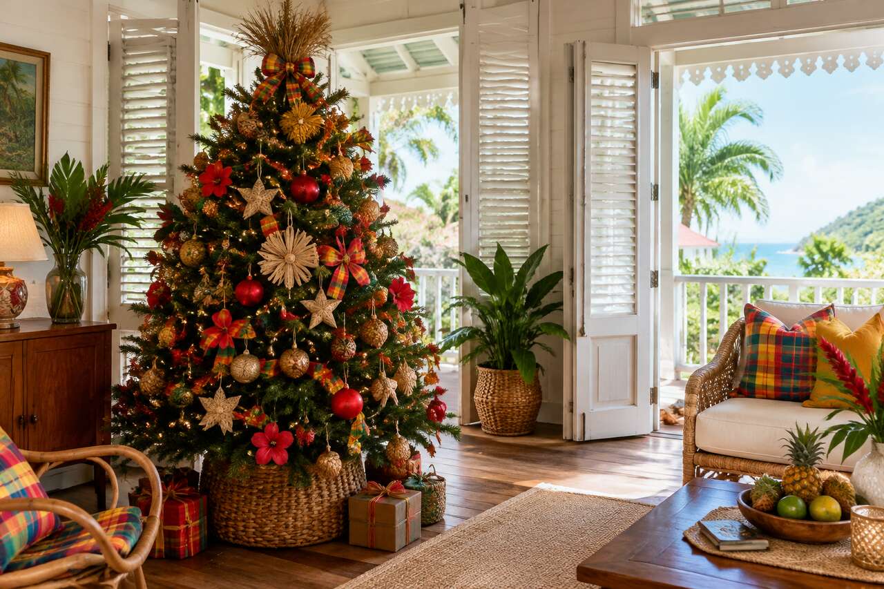 D&eacute;coration tropicale : mati&egrave;res, couleurs et id&eacute;es cr&eacute;oles qui tiennent dans le temps