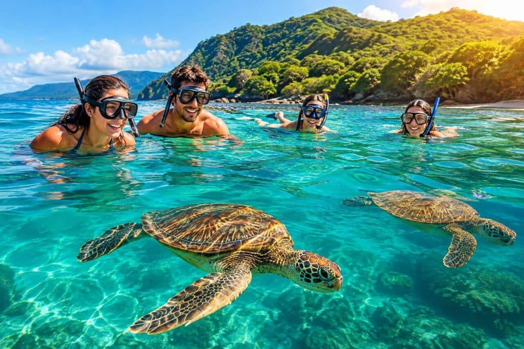 Observer et nager avec les tortues en Martinique
