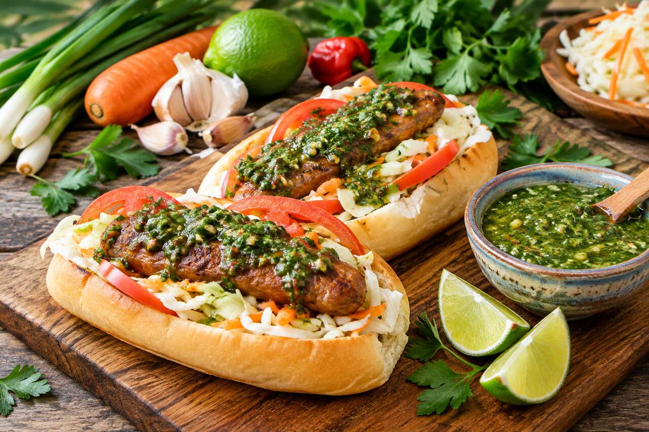 Recette du hot-dog antillais vegan