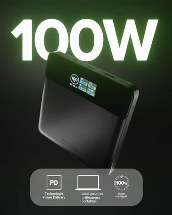 Découvrez notre test complet du powerbank SBS Pulse PowerBank Lite 100W : performances de charge rapide, design slim et autonomie pour tous vos appareils. 
