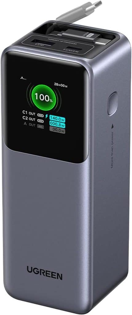 Test de la batterie UGREEN Nexode 165W : puissance et polyvalence
