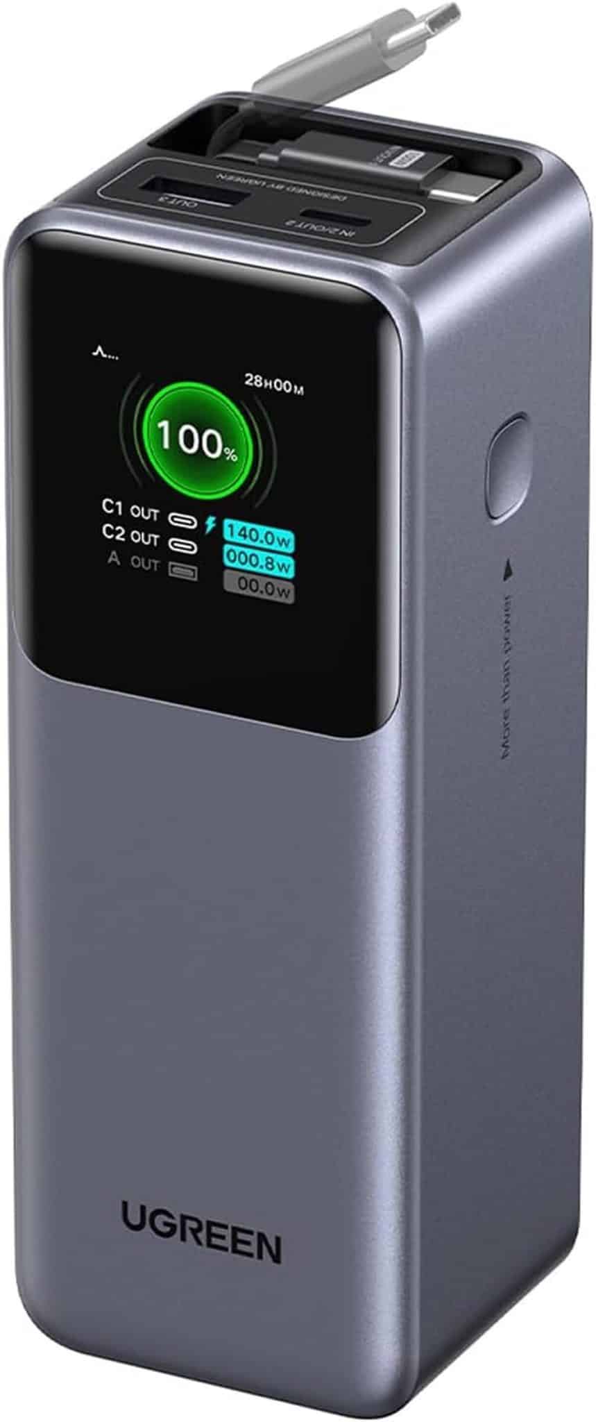Test de la batterie UGREEN Nexode 165W : puissance et polyvalence